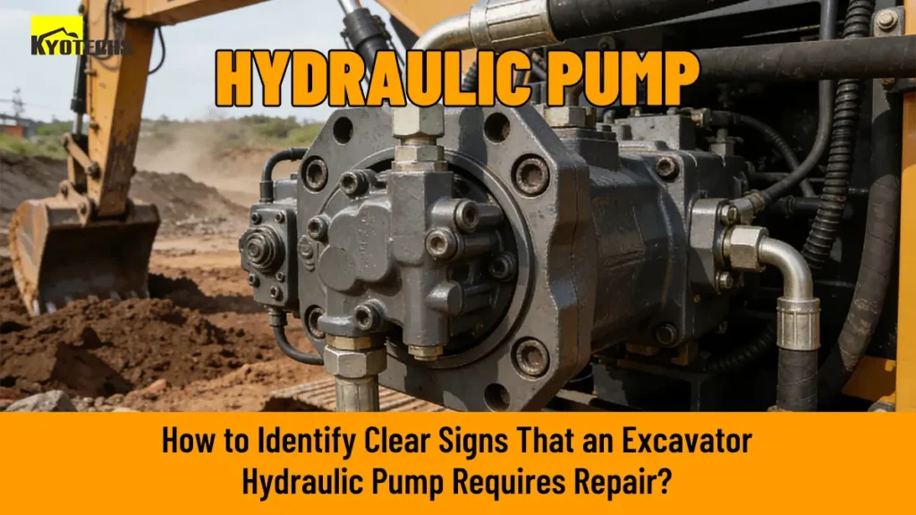 How to Identify Clear Signs That an Excavator Hydraulic Pump Requires Repair?