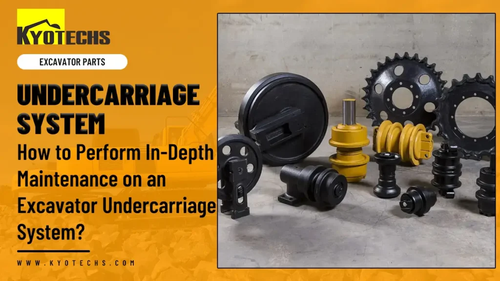 How to Perform In-Depth Maintenance on an Excavator Undercarriage System?