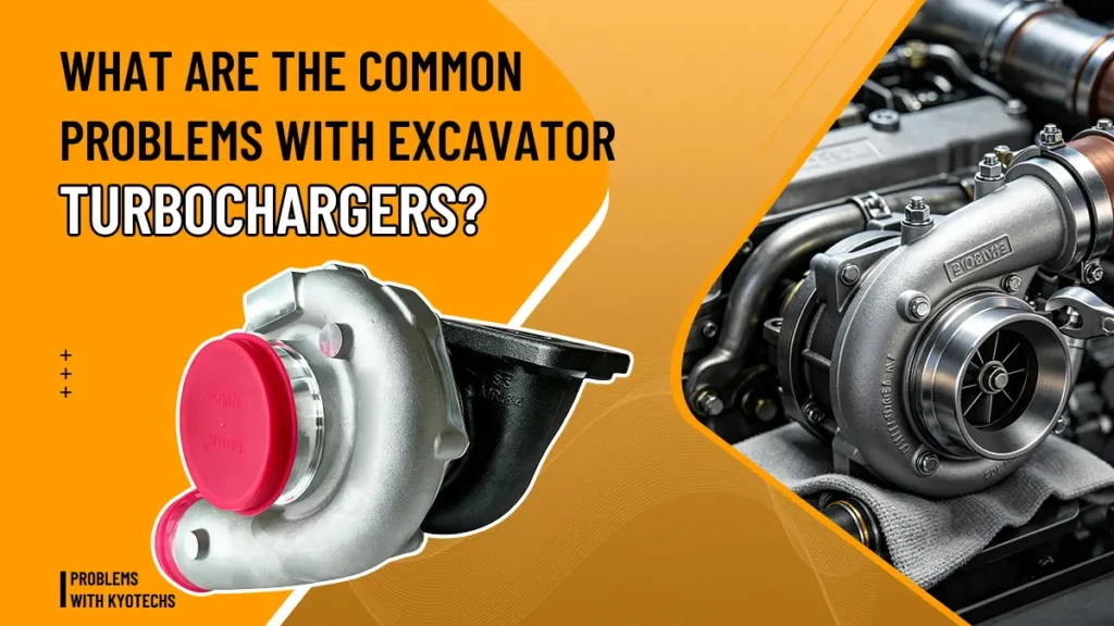 What are the common problems with excavator turbochargers?