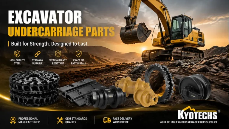 How to Maintain Excavator Undercarriage Parts